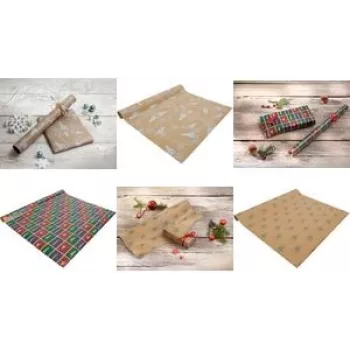 SIGEL GP120 rolada ukrasnog papira za darove – dizajn polarni medvjed, 5 m x 70 cm, višebojna, 80 g/m²