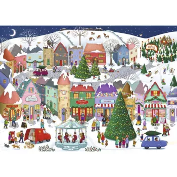 Ravensburger slagalica Začarani božićni grad (1000 dijelova)