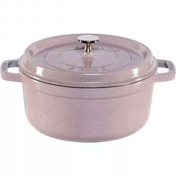 Staub La Cocotte 24cm okrugla cocotte od lijevanog željeza, Cherry Blossom