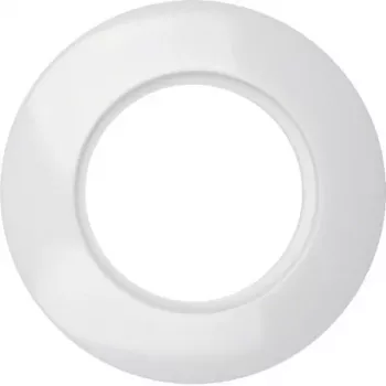 Hager WTD3100WG jednodijelni okvir poklopca, serija 1930, polar bijeli sjajni