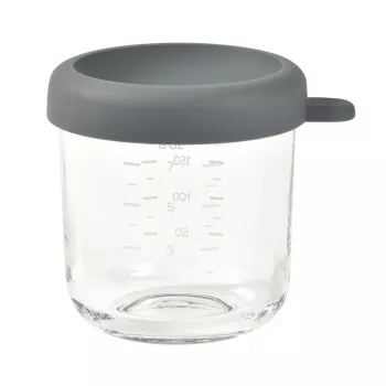 BEABA staklena posuda za čuvanje s hermetičkim poklopcem 250 ml Mineral