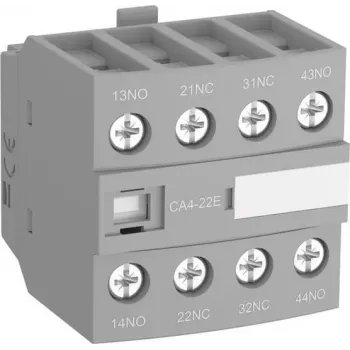 ABB CA4-13M pomoćni kontaktni blok 1NO+3NC, prednja montaža, vijčane stezaljke, 690V