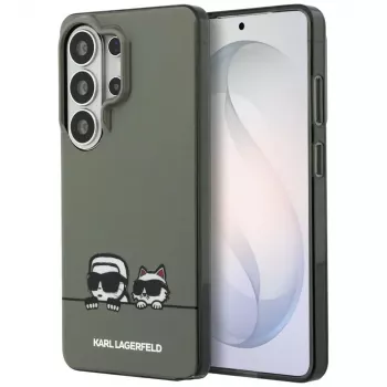 Karl Lagerfeld Samsung Galaxy S26 Ultra IML Peekaboo Karl&Choupette MagSafe maska zelena