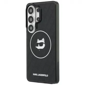 Karl Lagerfeld IML Repeated Choupette MagSafe maska za Samsung Galaxy S26 Ultra, crna