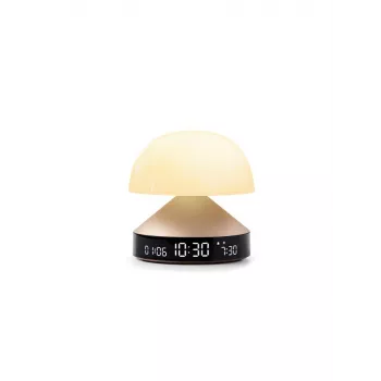 Lexon Mina Sunrise Alarm Clock with Wake-Up Light, Gold