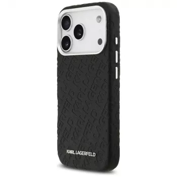 Karl Lagerfeld FW Stamped Karl MagSafe futrola za Apple iPhone 17 Pro crna