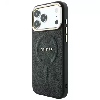 GUESS Embossed 4G Classic MagSafe futrola za iPhone 17 Pro Max / 18 Pro Max - crna
