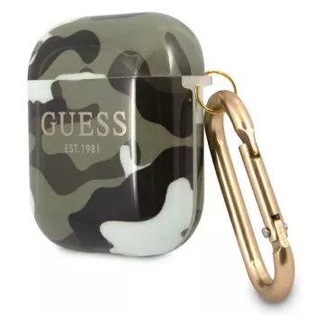 GUESS Camo Collection AirPods 1/2 futrola zelena/khaki