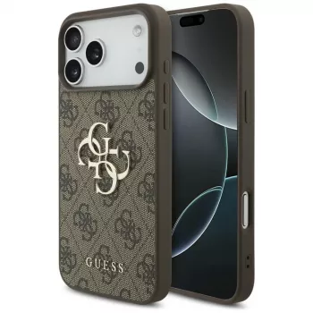 GUESS 4G Big Logo futrola za iPhone 17 Pro Max / 18 Pro Max - smeđa