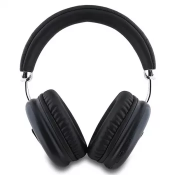 GUESS Bluetooth 5.3 Over-Ear slušalice s metalnim trokutastim logom - crne