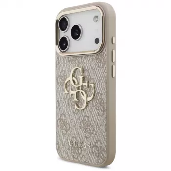 GUESS 4G Big Classic Logo futrola za Apple iPhone 17 Pro / 18 Pro - ružičasto zlato