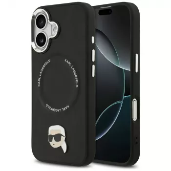 Karl Lagerfeld Karl Pin MagSafe futrola za iPhone 17 - crna