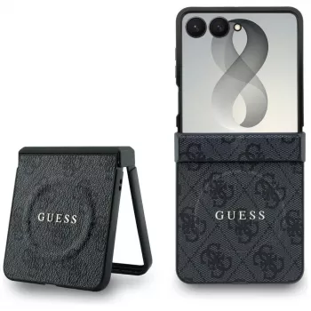 GUESS 4G Classic MagSafe futrola za Samsung Galaxy Z Flip8 - crna