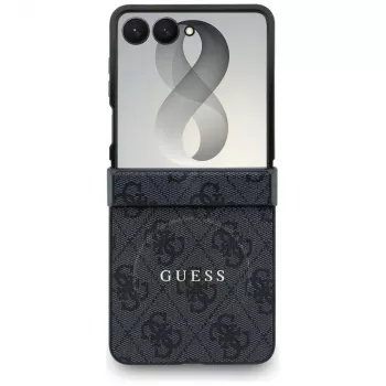 GUESS 4G Classic MagSafe futrola za Samsung Galaxy Z Flip8 - crna