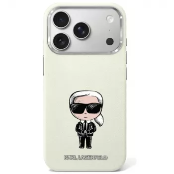 Karl Lagerfeld Smooth Ikonik Sketch MagSafe futrola za iPhone 18 Pro / 17 Pro bež