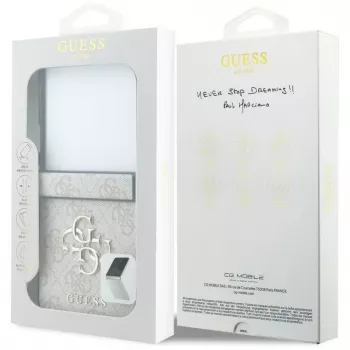 GUESS 4G Big Logo tvrda futrola za Samsung Galaxy Z Flip5 - ružičasta