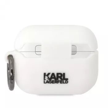 Karl Lagerfeld KLAPRUNIKH AirPods Pro futrola bijela silikon Karl Head 3D