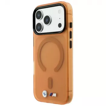 BMW M IML Frosted Metal Logo & Trims MagSafe futrola za iPhone 18 Pro Max / 17 Pro Max - narančasta