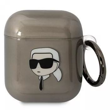 Karl Lagerfeld KLA2HNIKTCK AirPods 1/2 futrola crna Karl's Head