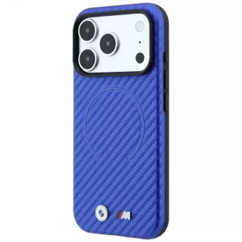 BMW M Carbon Printed Ring MagSafe futrola za iPhone 18 Pro Max / 17 Pro Max - plava
