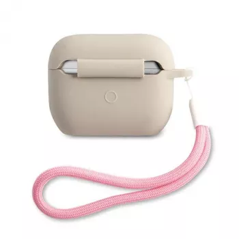 GUESS Vintage silikonska futrola za Apple AirPods Pro - siva roza