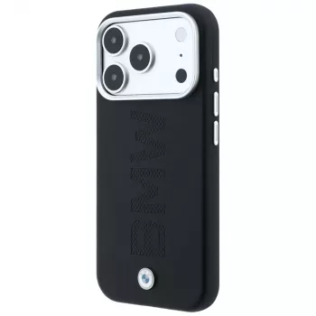BMW Sign Deboss Quilted Metal Logo MagSafe futrola za iPhone 18 Pro Max, antracit