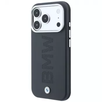 BMW Signature Centered Deboss MagSafe Case for iPhone 18 Pro / 17 Pro - Grey