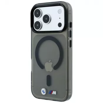 BMW M IML Glossy Metal Logo & Trims MagSafe Case for iPhone 18 Pro / 17 Pro - Black