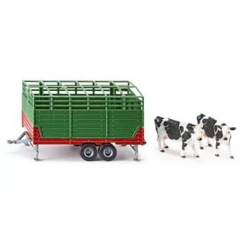 SIKU FARMER prikolica za stoku, model 1:32, zelena