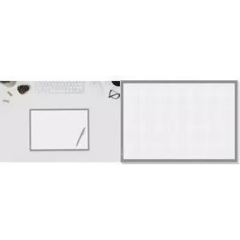 Sigel HO265 A3 Desk Pad, 40 Tear-Off Sheets, White/Grey, Non-Slip