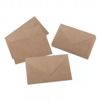 SIGEL DU700 C6 omotnice od kraft papira, smeđe, 24 komada, samoljepljive