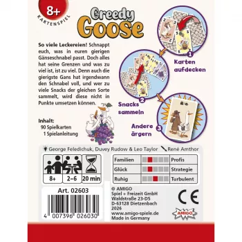 AMIGO Greedy Goose dječja društvena igra za 2-4 igrača od 5 godina