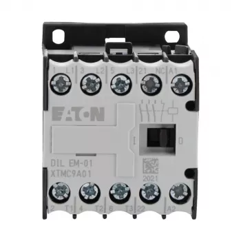 Eaton DILEM-01-G(24VDC) mini kontaktor, 3-polni, 1 NC, 24 V DC zavojnica, 4 kW AC-3