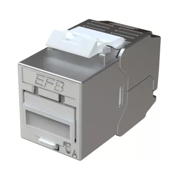 EFB Elektronik E-200130 Keystone Slim/Short Cat.6A oklopljeni cink lijevani 10G modul