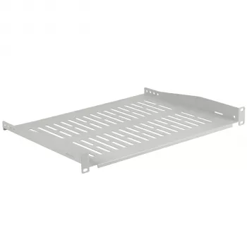 EFB Elektronik 19 inch 1U fiksna polica, 350 mm dubine, nosivost 10 kg, svijetlosiva RAL 7035