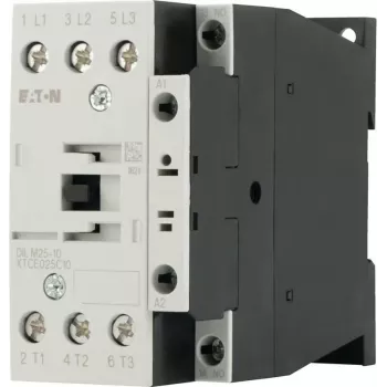 EATON DILM25-10 Power Contactor 3-Pole 1NO 25A 11kW 230V AC 50Hz / 240V AC 60Hz