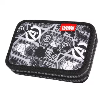 McNeill Filled Pencil Case XL with 2 Zippers Marvel Avengers 24-Piece Set