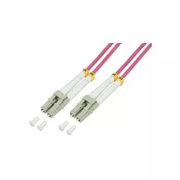 LogiLink OM4 LC/LC dupleks multimodni optički patch kabel, 75m, LSZH, aqua
