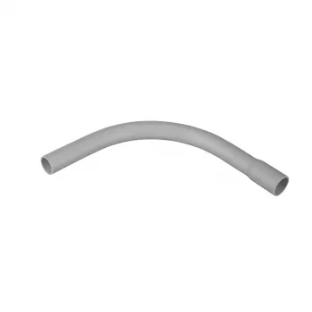 FRAENKISCHE SBSKu-EM 16 Grey 90° Plastic Conduit Bend for FPKu-EM-f and SBSKu-EM Systems