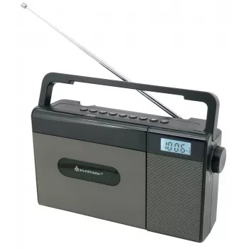 Soundmaster RCD1170SW prijenosni CD radio s FM, Bluetooth, USB i punjivom baterijom - crni