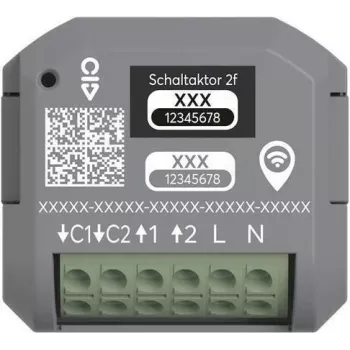 ABB free@home 2-kanalni podžbukni sklopni aktuator 62821 U-WL