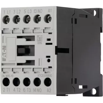 Eaton DILM15-10 24 V DC snažni kontaktor, 3-polni, 15 A, 7,5 kW, 1 NO pomoćni kontakt