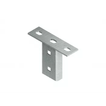 Niedax KU50 Screw Head Plate for U50 Cable Tray, Hot-Dip Galvanized