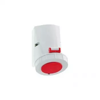 BALS 1155 zidna utičnica 32A 5-polna 400V 6h IP67 crvena/siva