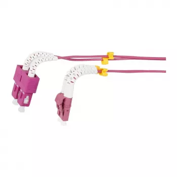 SYNERGY21 OM4 duplex optički patch kabel LC-SC 1,5m 50/125µm LSZH aqua