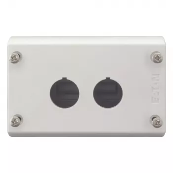 Eaton M22-I2 prazno kućište za 2 upravljačka elementa, nadgradna montaža, svijetlo siva RAL 7035
