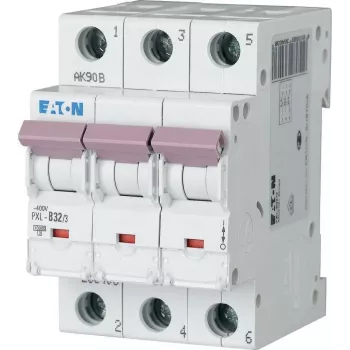 EATON PXL-C32/3 Miniature Circuit Breaker 32A 3-Pole C-Char 10kA