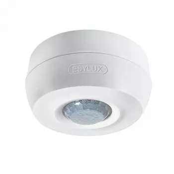 ESYLUX ESY MD 360/8 BASIC IP54 Ceiling Motion Detector, 360° PIR, 8m Range, White