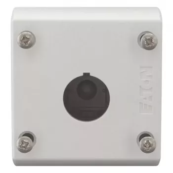 Eaton M22-I1 nadžbukno prazno kućište, 1 pozicija, sivo RAL 7035, IP66, 80 x 72 x 56 mm
