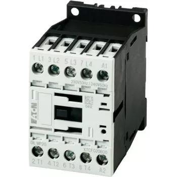 Eaton DILM9-01 kontaktor, 3-polni, 9 A, 230/240 V AC zavojnica, 1 NC pomoćni kontakt
